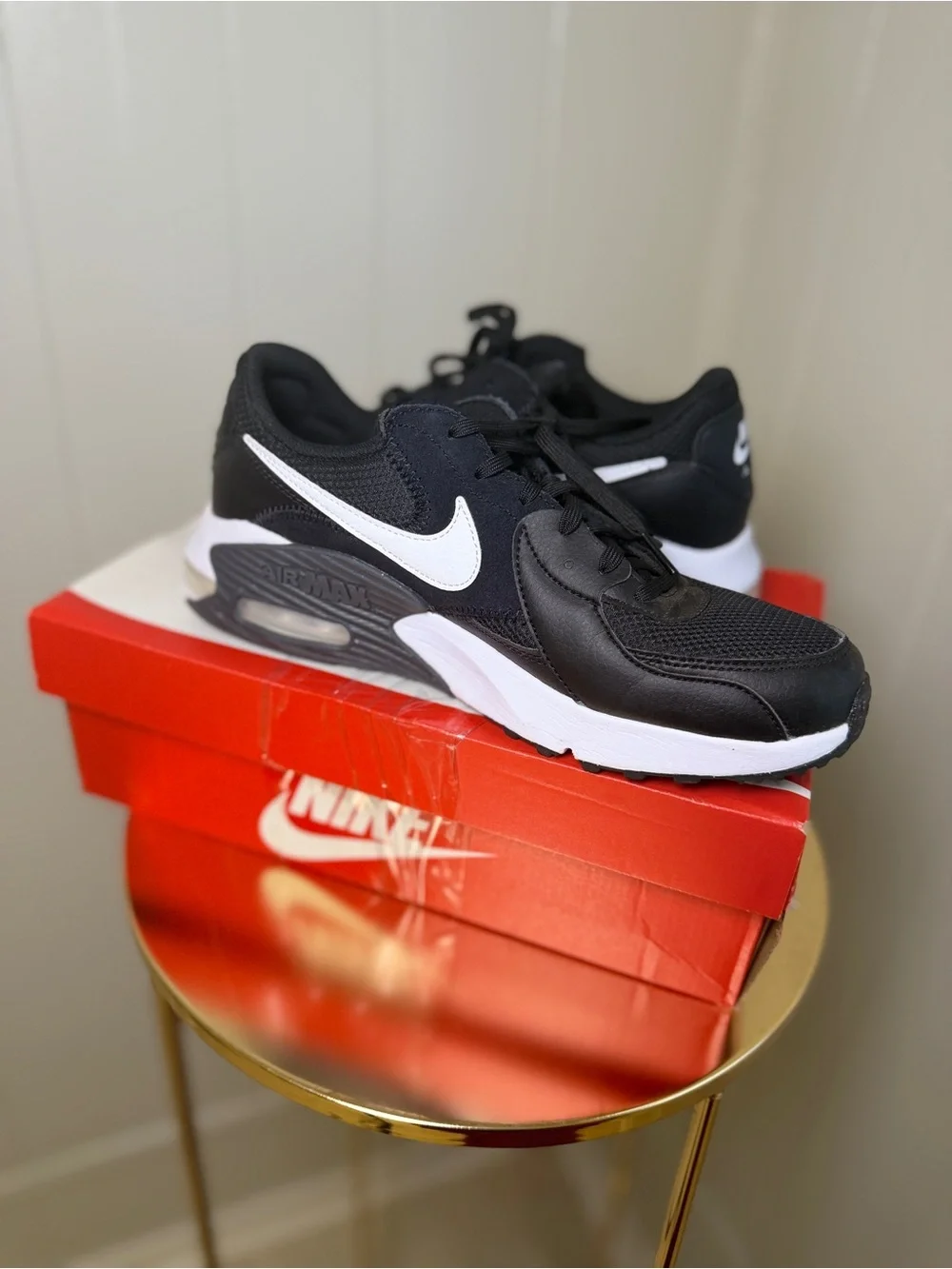 Nike Air Max Excee Black White Sneakers Women’s Size 10